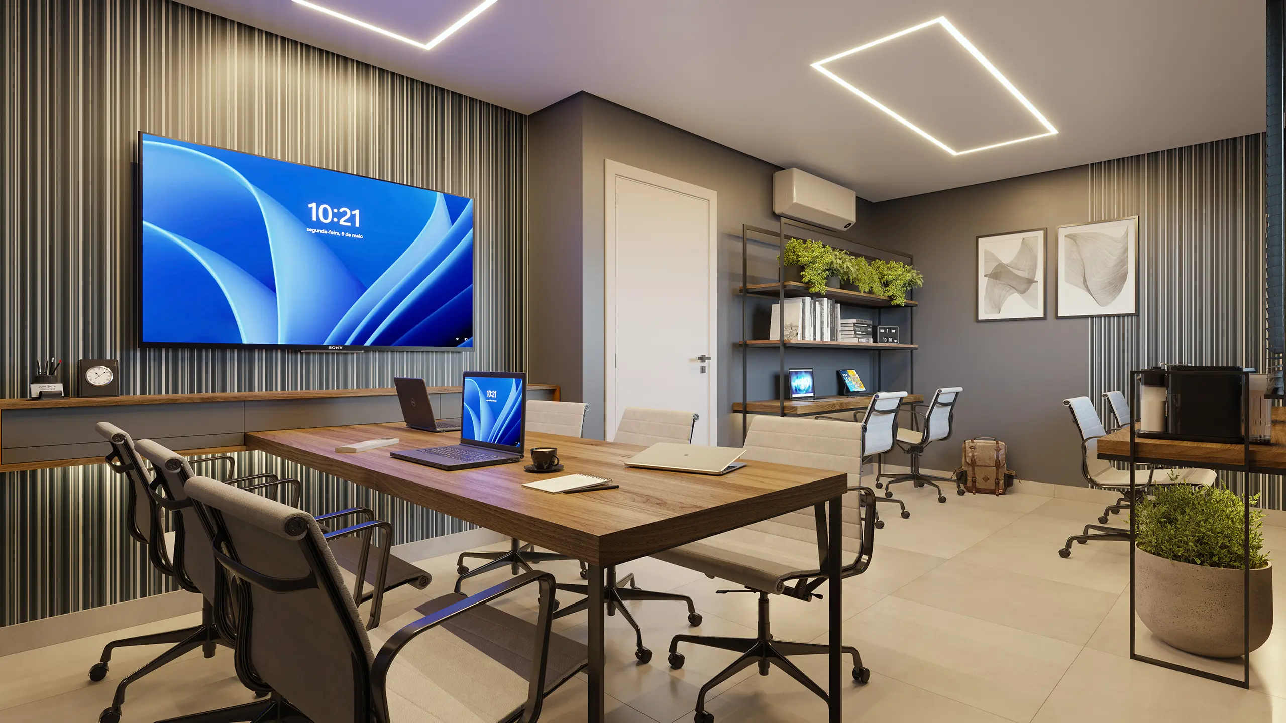 Coworking com Sala de Reunião
