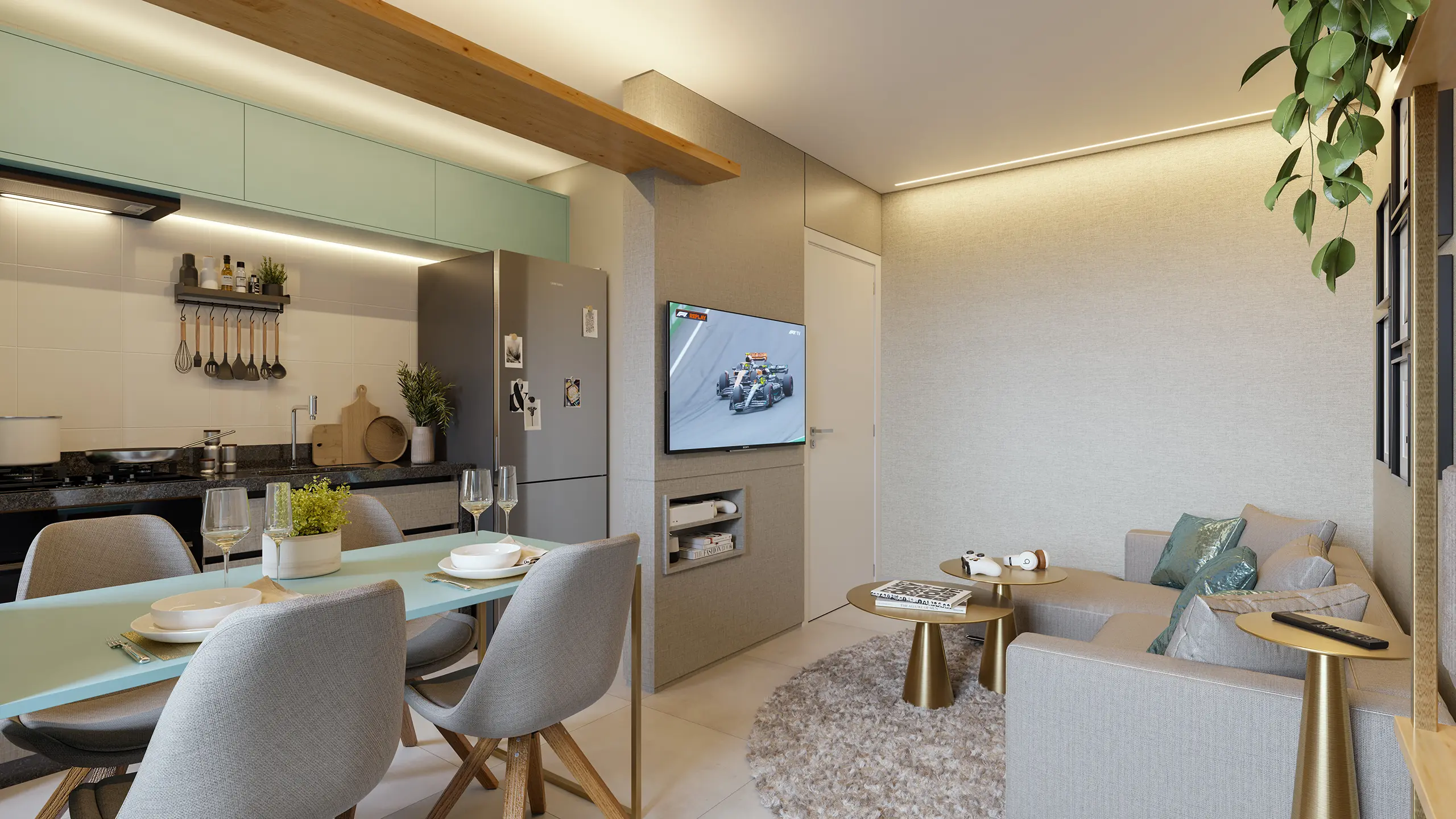 Sala para 2 ambientes
